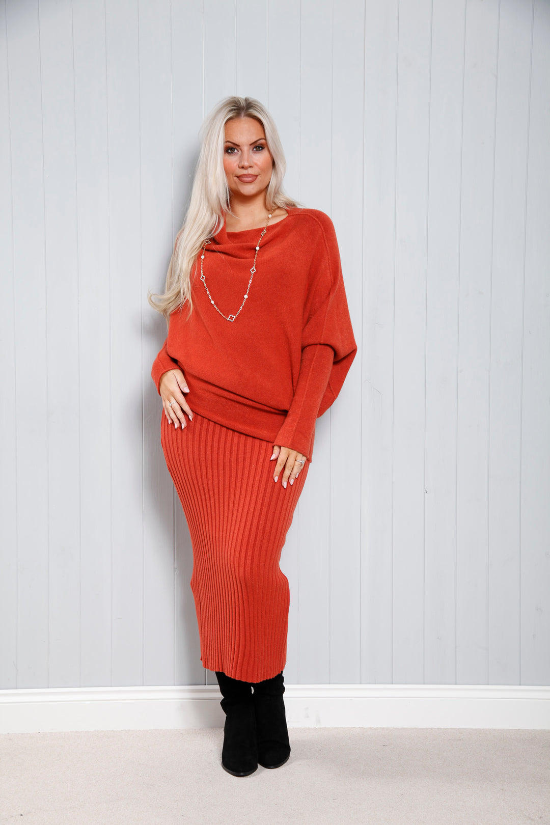 Isabella Asymmetric Top Rust