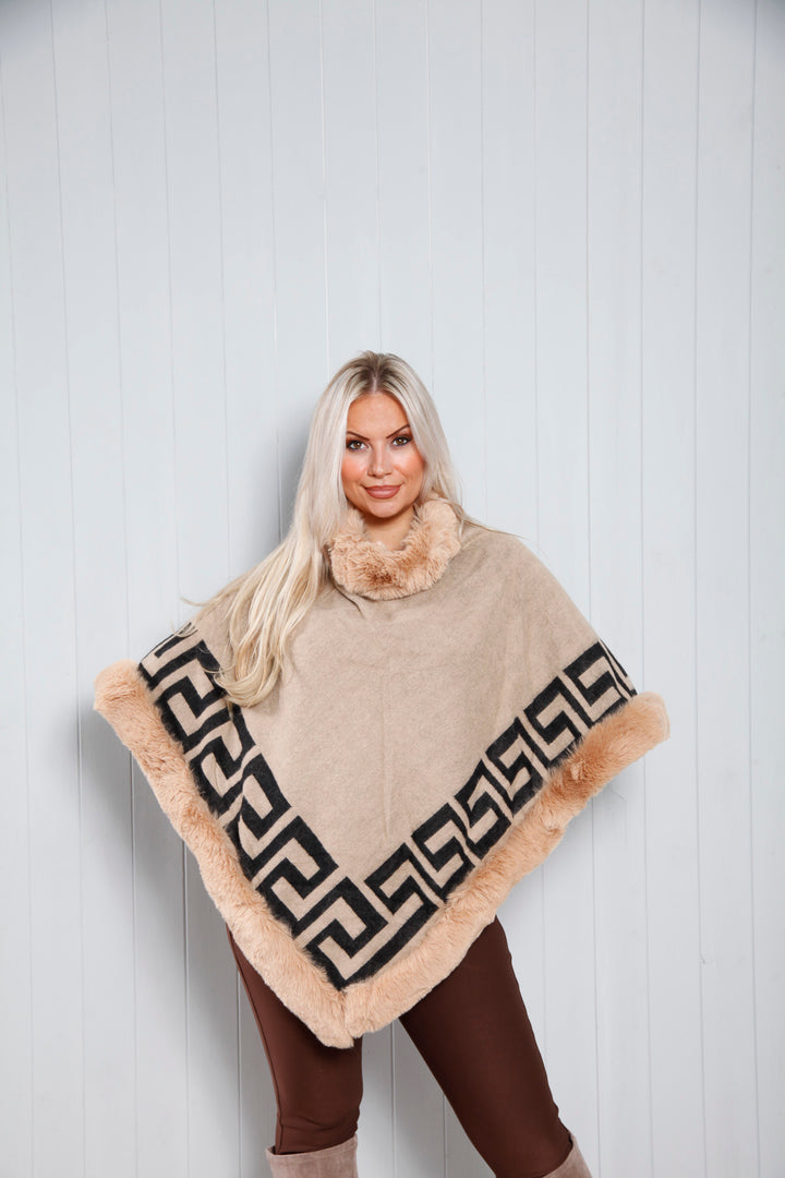 Lollitta Poncho Camel
