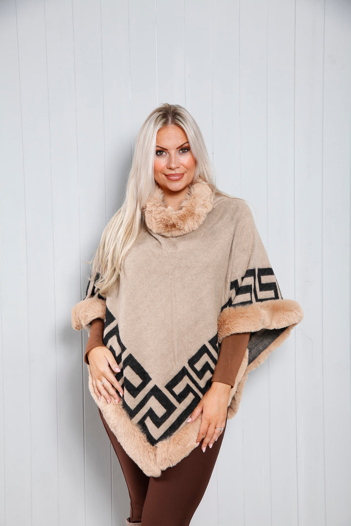 Lollitta Poncho Camel