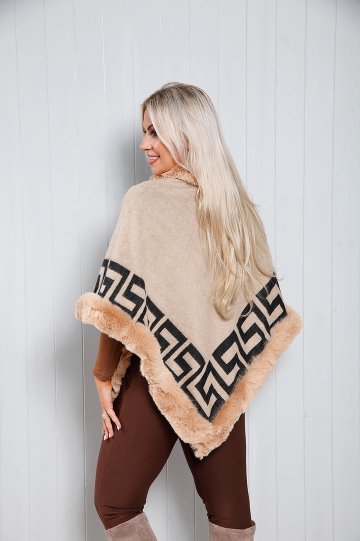 Lollitta Poncho Camel