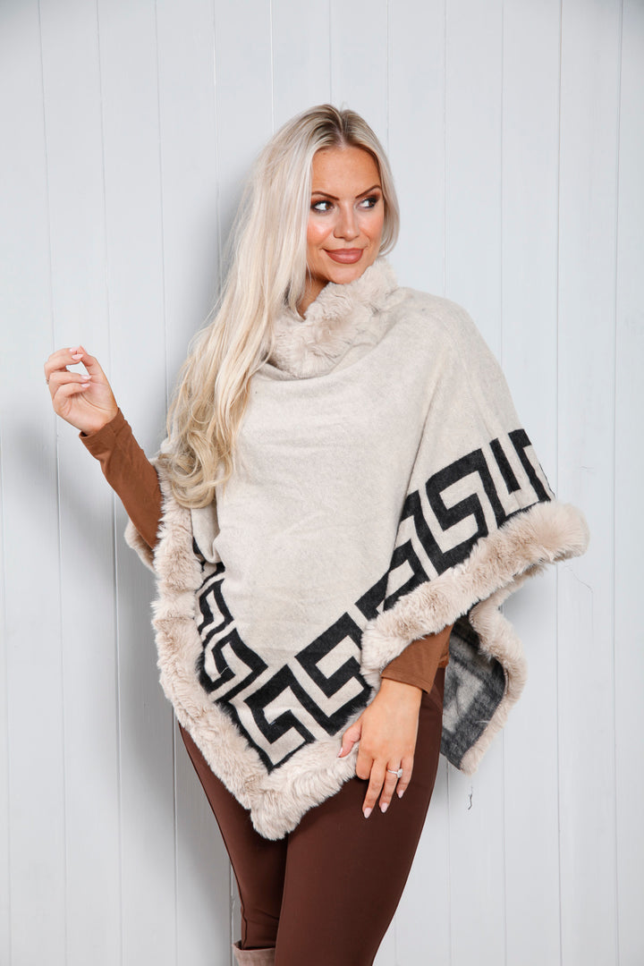 Lollitta Poncho Beige