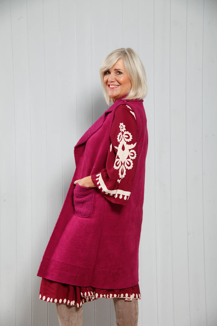 Geri Gilet Grape