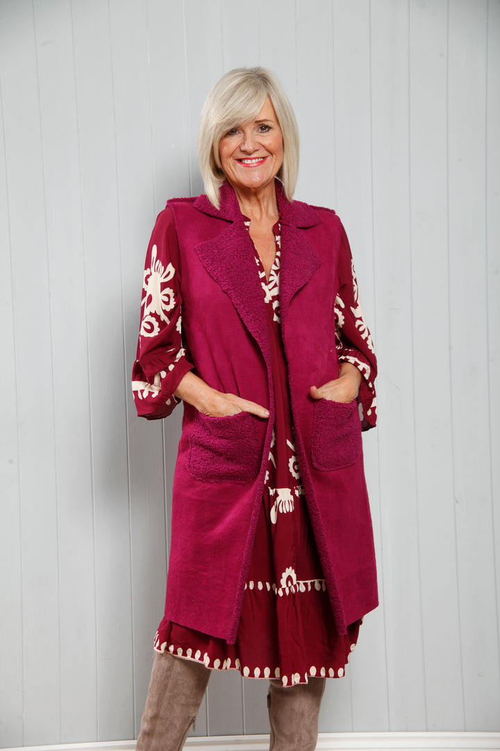 Geri Gilet Grape