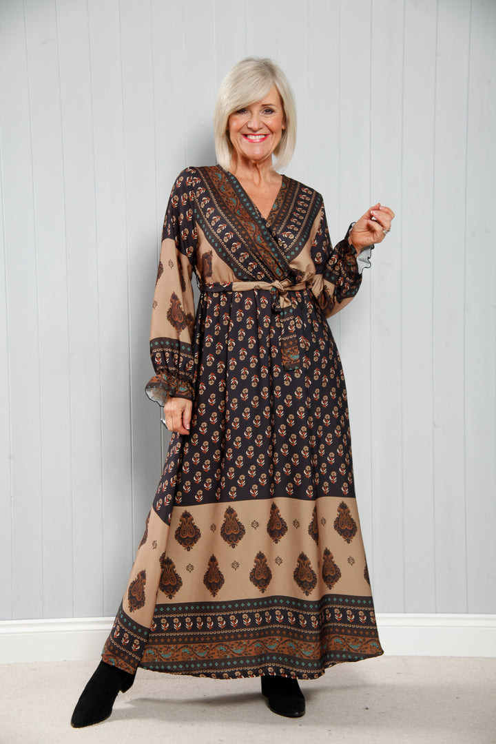 Gisele Luxe Dress Midnight Bronze