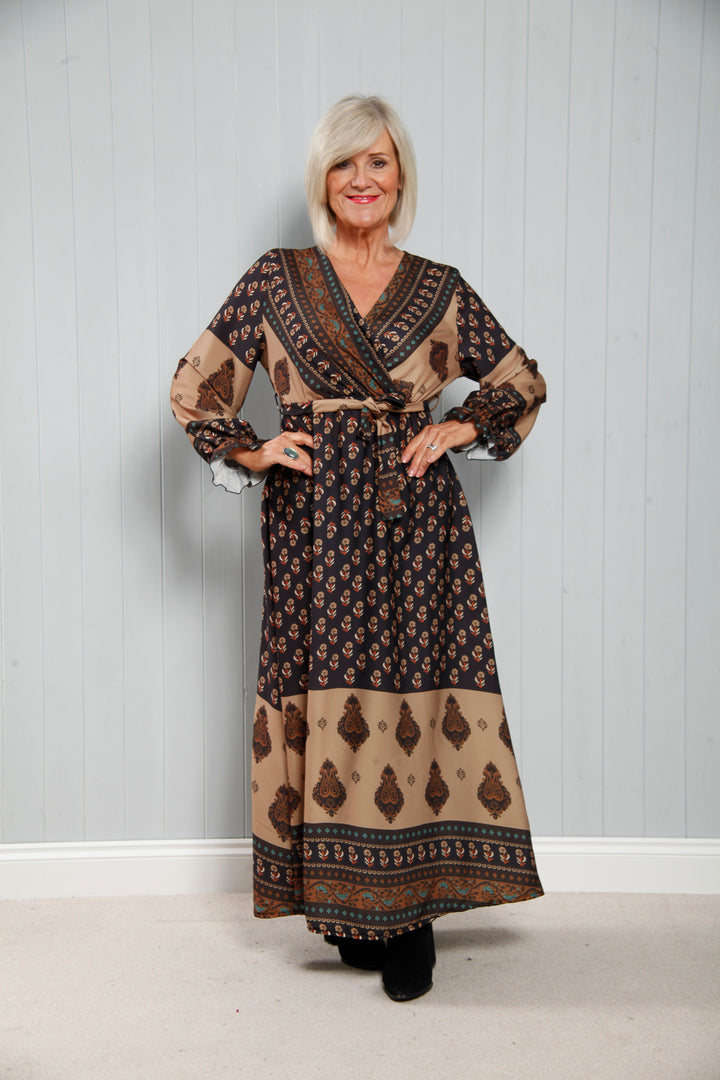 Gisele Luxe Dress Midnight Bronze