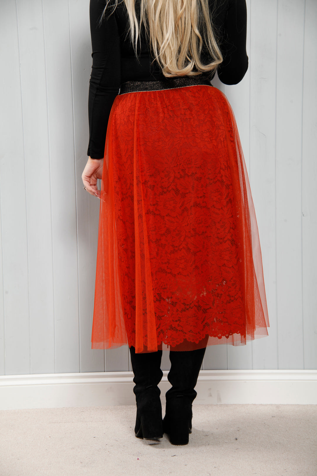 Lisa Lacey Skirt Burnt Orange