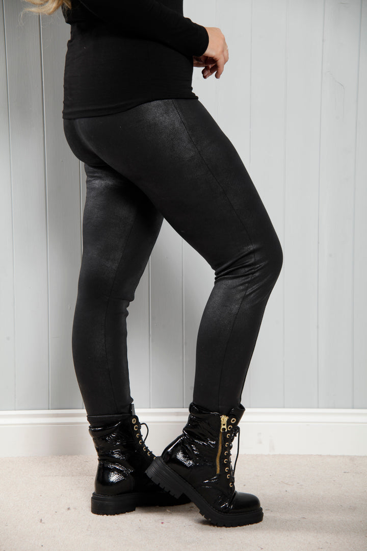 Lucia Leather Look Leggings
