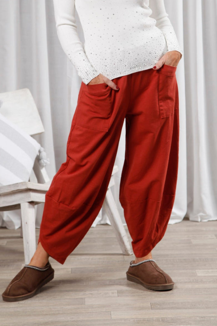 Terracotta Cara Cocoon Pants