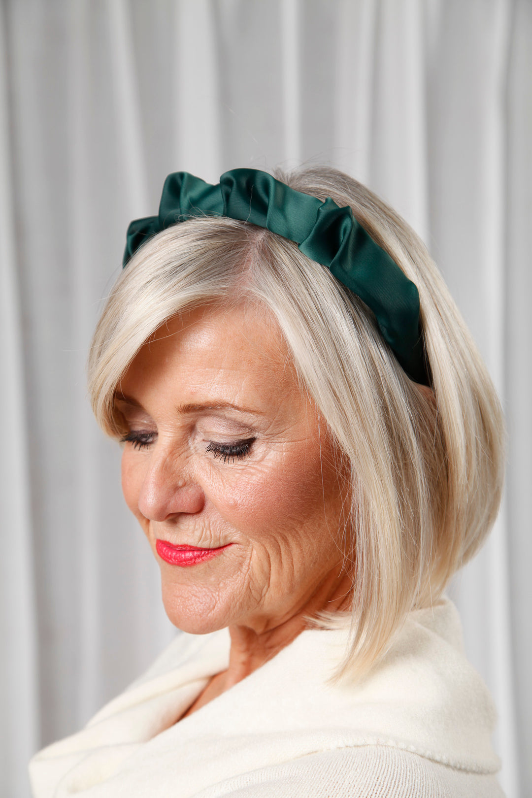 Forest Green Ruched Hairband