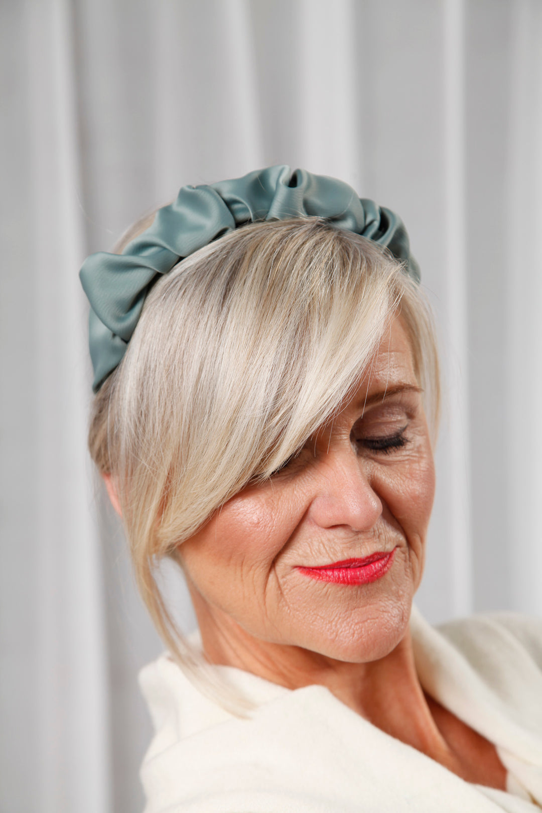 Ruched Hairband Sage Mist