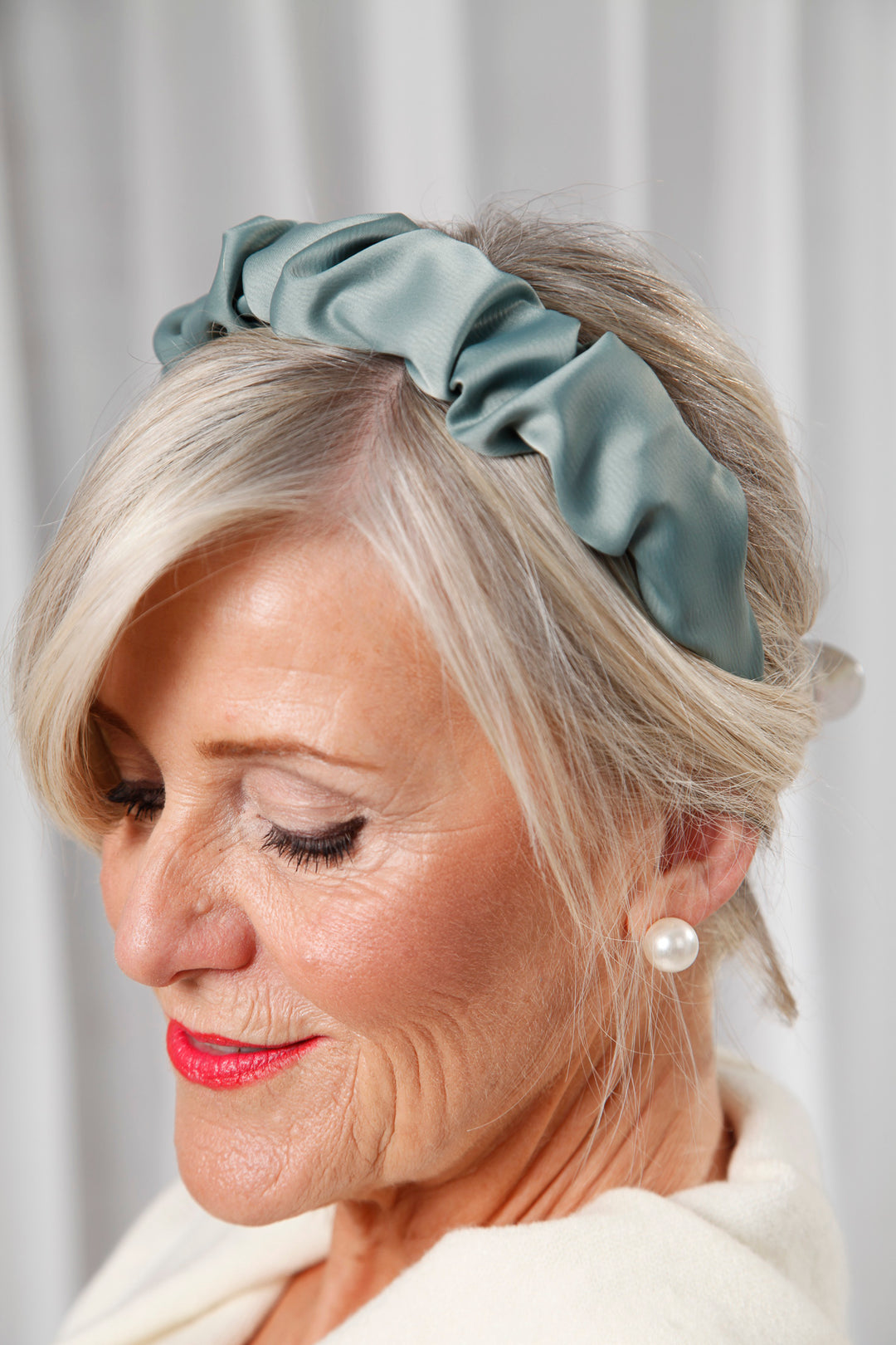 Ruched Hairband Sage Mist