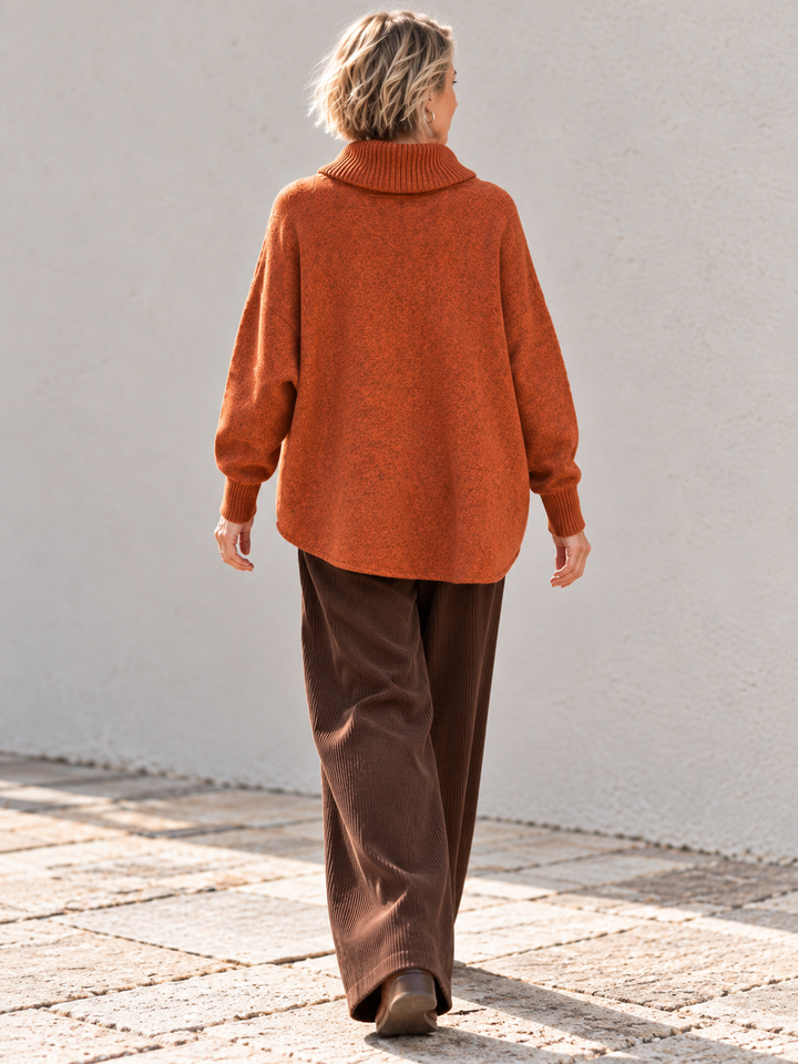 Monika Oversized Jumper Tangerine