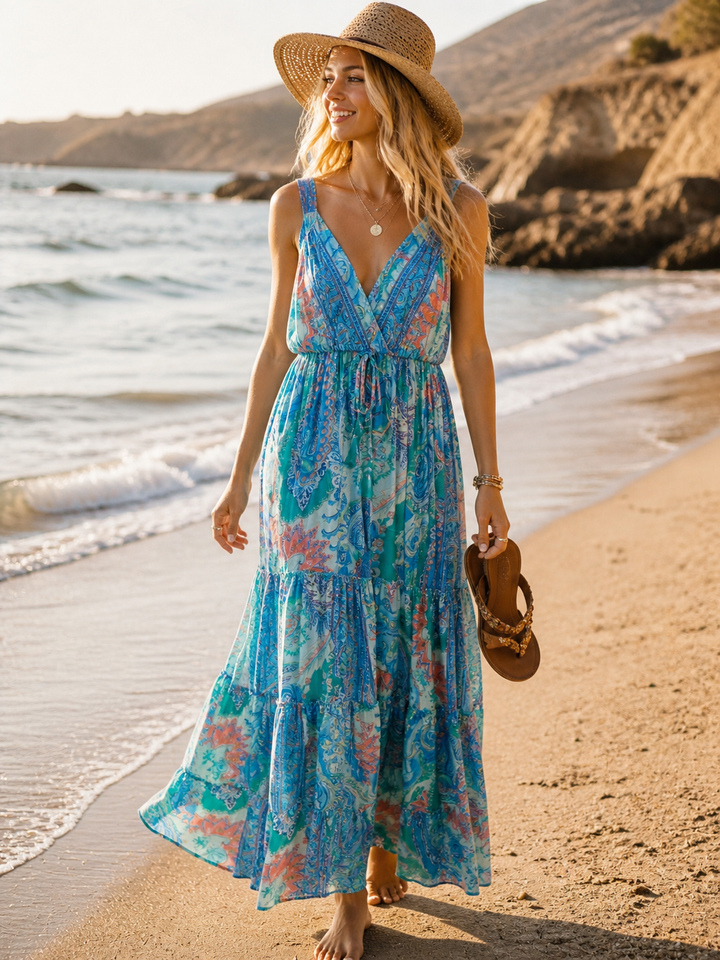Zella Maxi Dress Blue