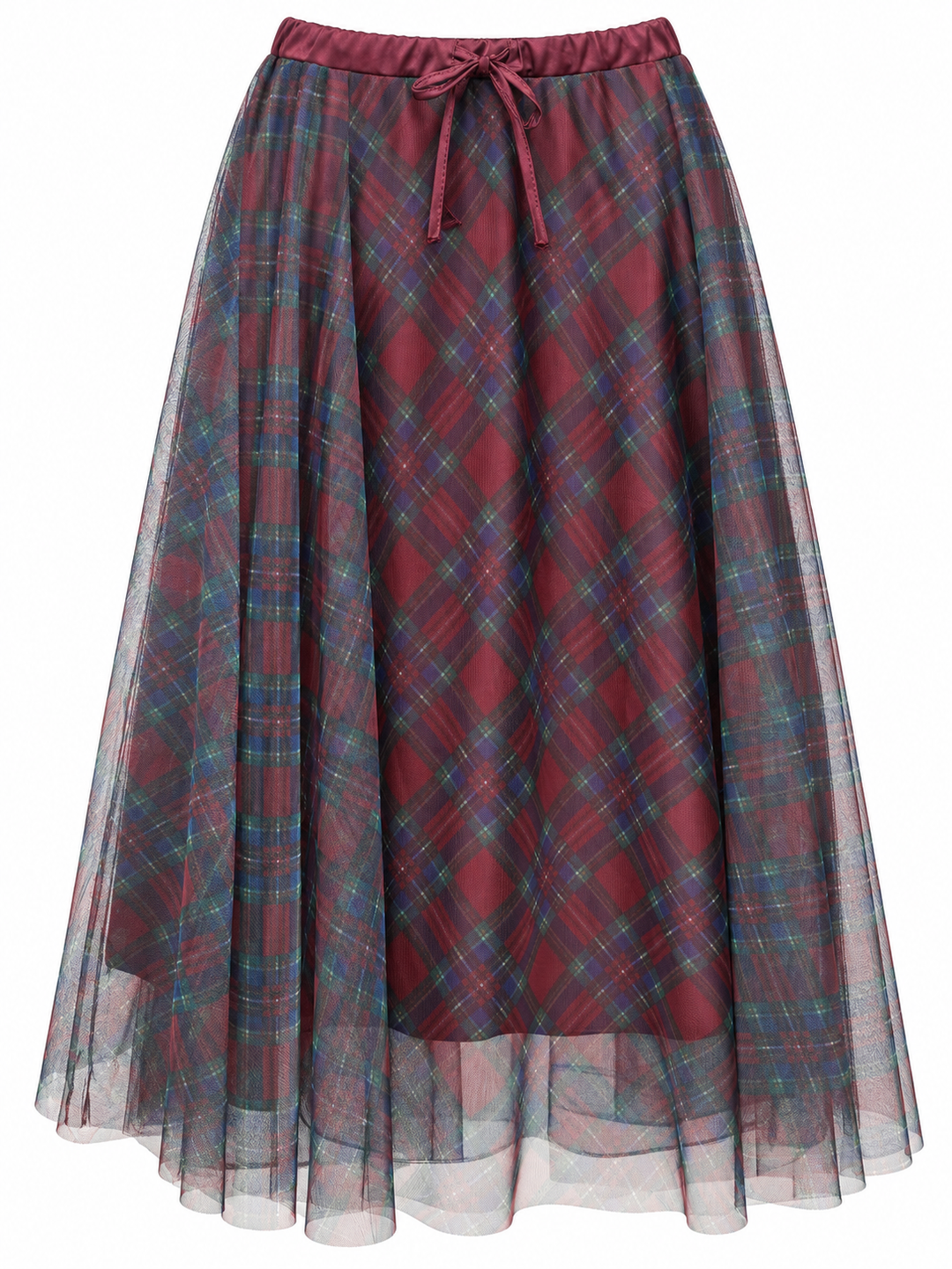 Caledonia Heritage Tulle Skirt Wine