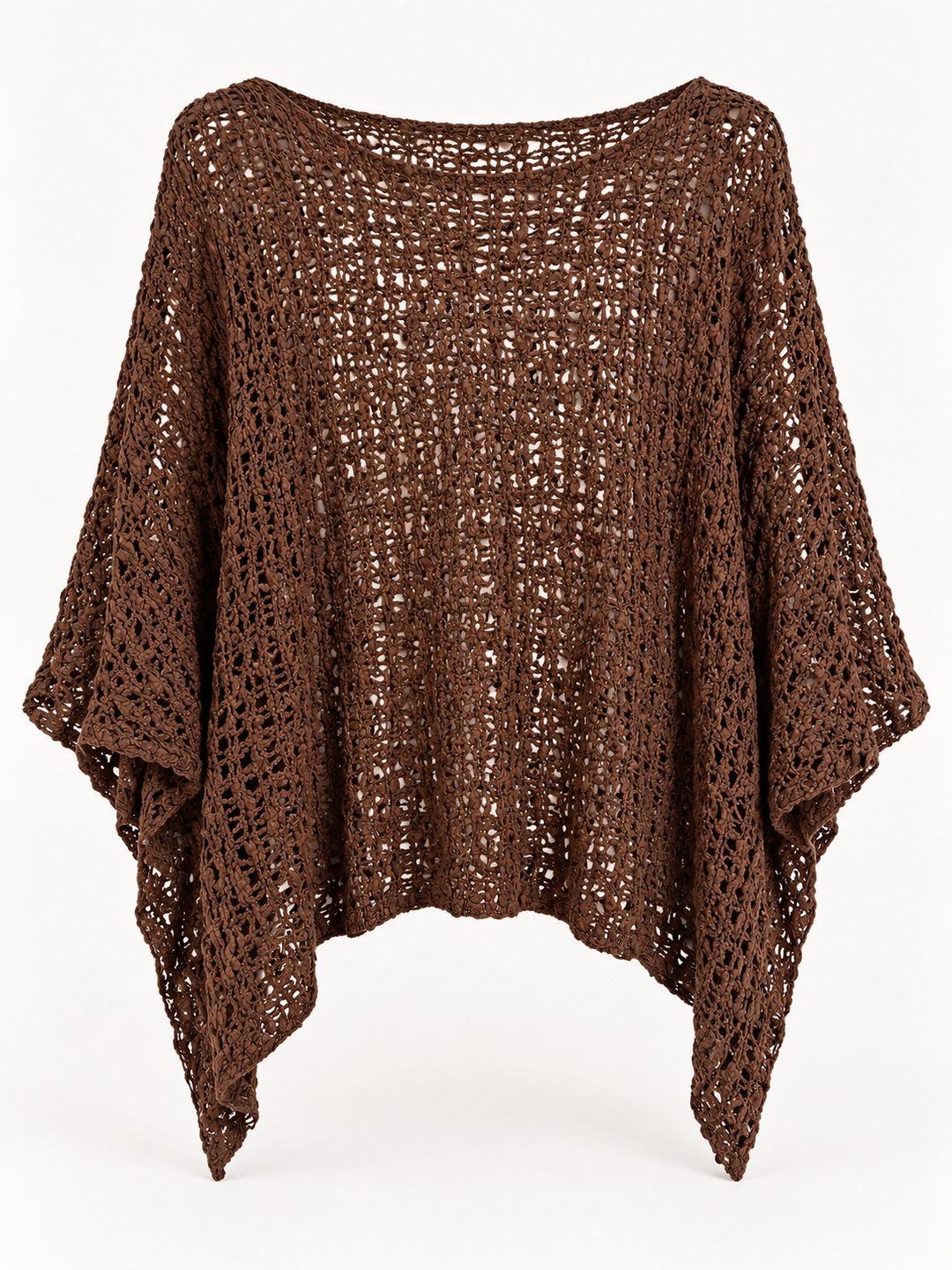 Poncho Popcorn Top - Chocolate