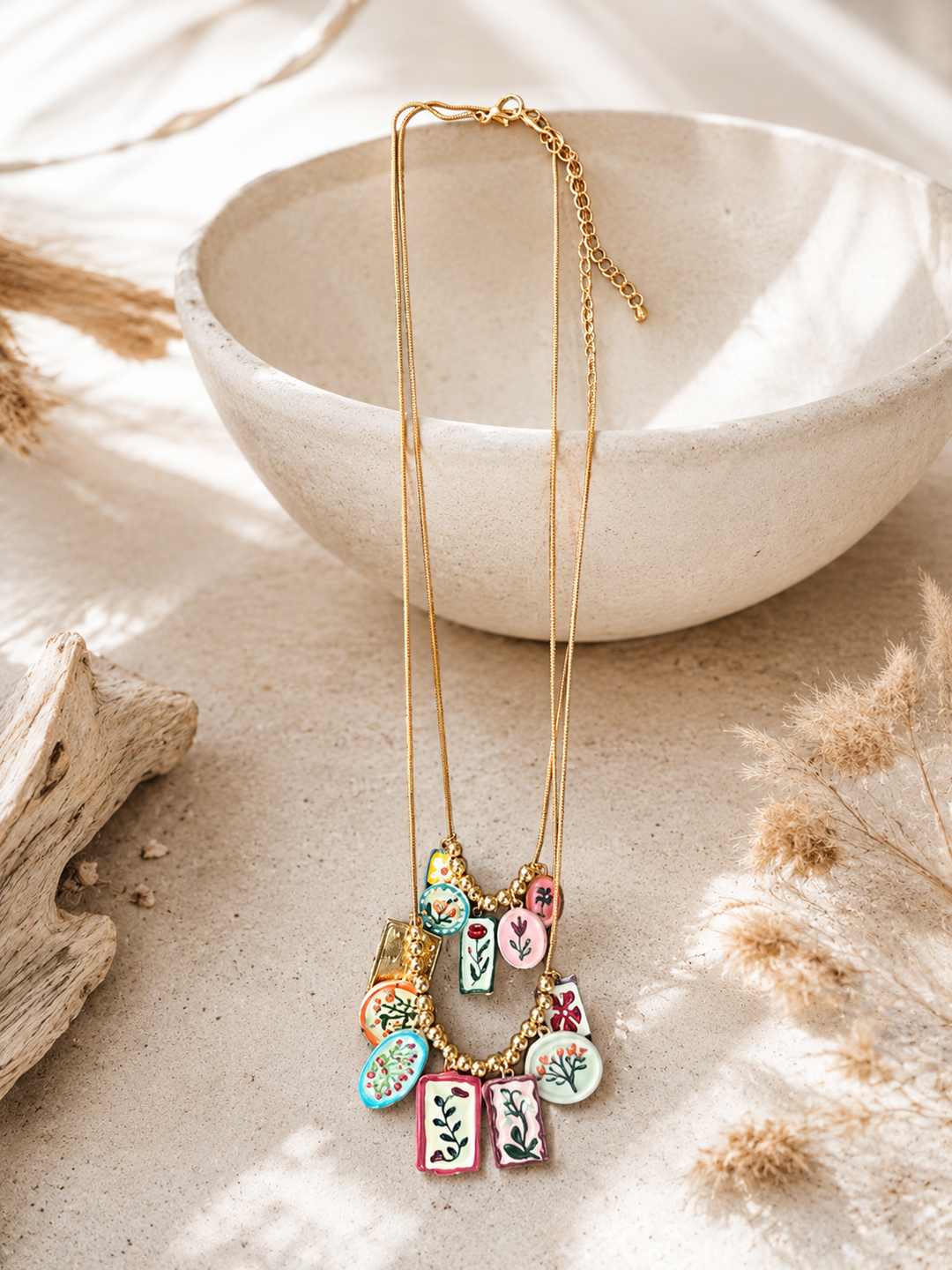 Botanical Keepsake Layered Necklace