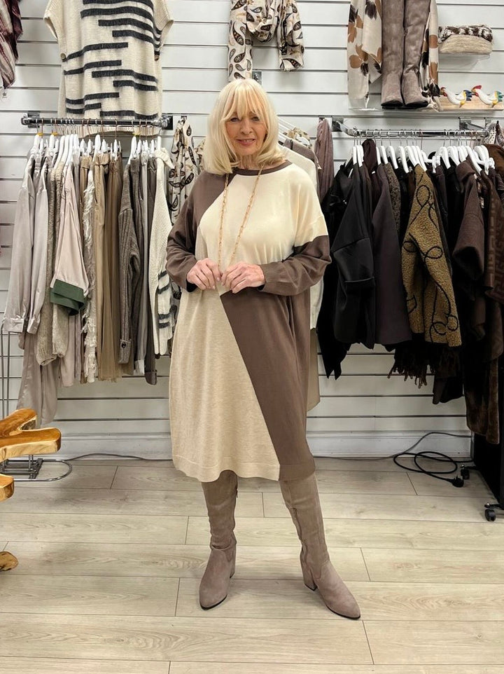 Block Print Tunic Chocolate