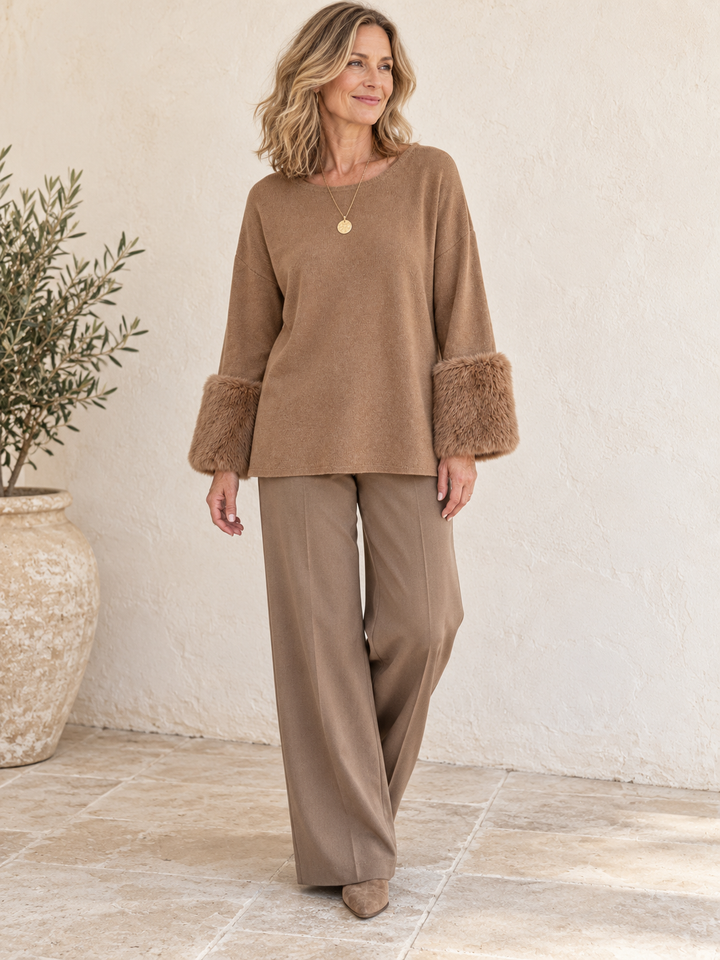 Amalie Luxe Jumper Camel