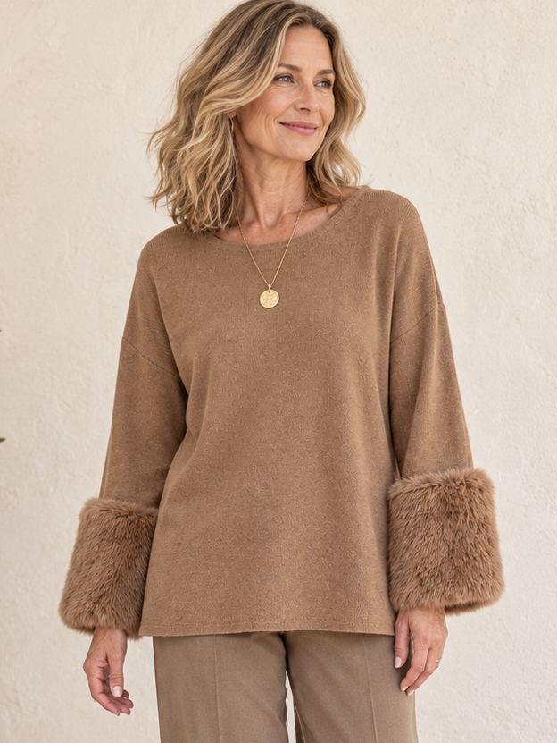 Amalie Luxe Jumper Camel