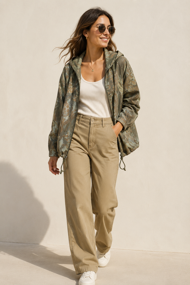 Multi Print Cotton Jacket