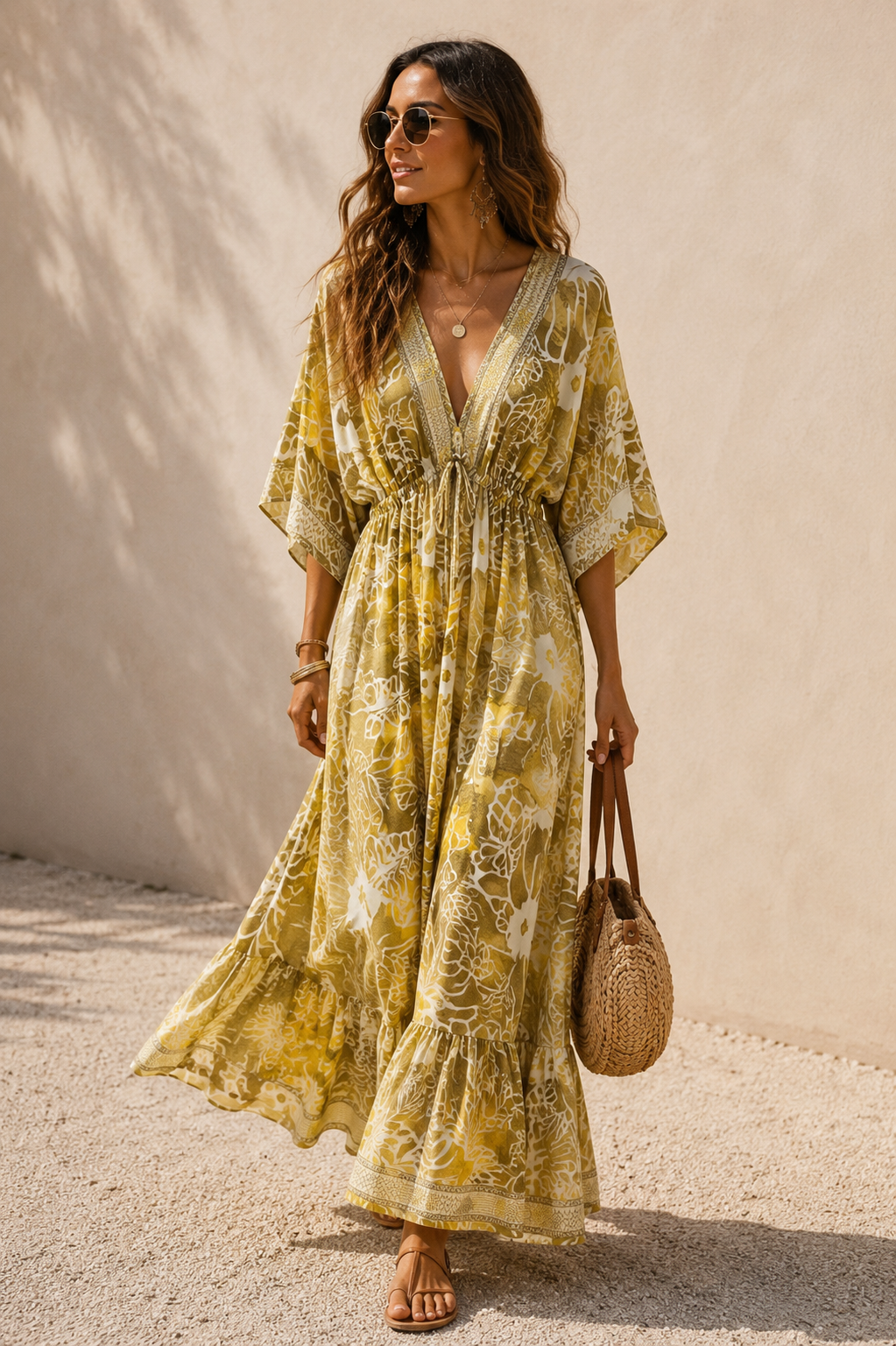 Samaya  Maxi Dress Gold