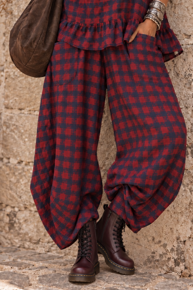 Brooke Lace Up Boots Dark Aubergine
