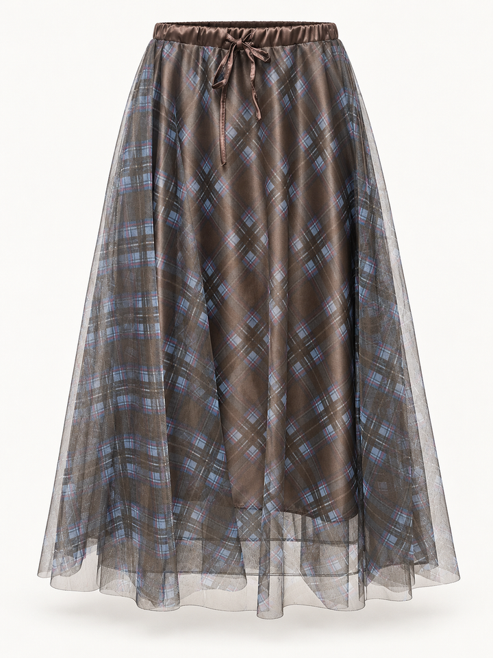 Caledonia Heritage Tulle Skirt Espresso