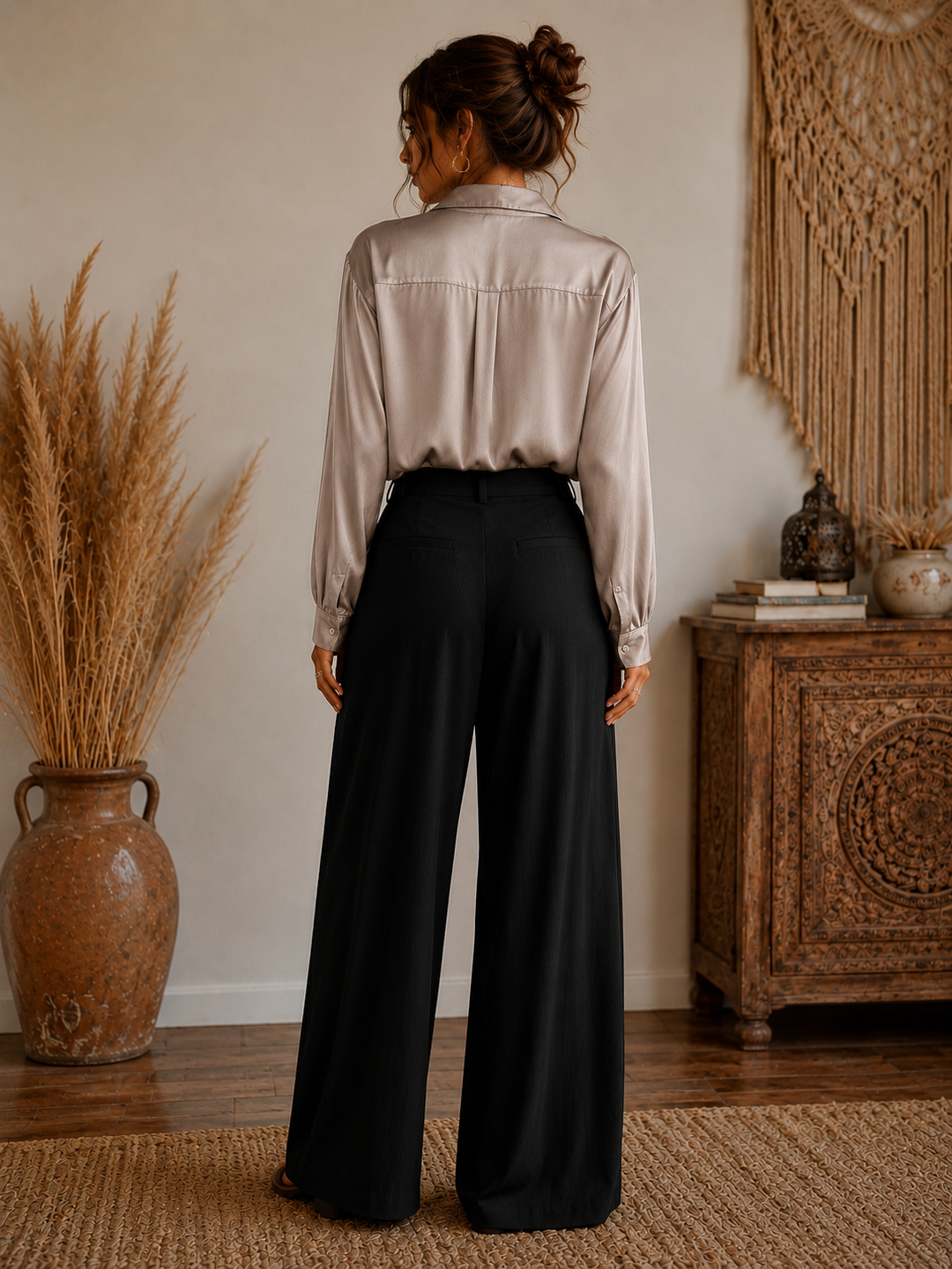 Gessenia Silky Shirt Pewter