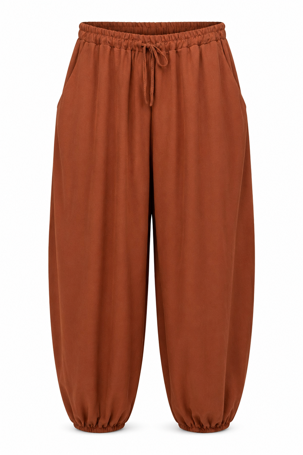 Firenze Balloon Harem Trousers Rust