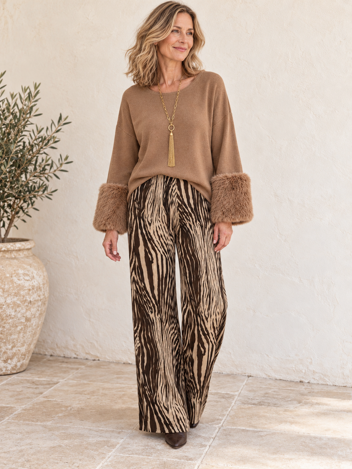 Amalie Luxe Jumper Camel