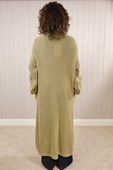 Cable Knit Long Cardigan