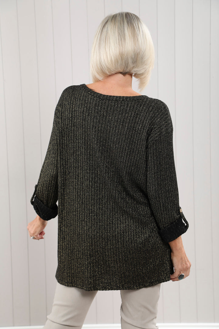 Gianna Sparkle Button Tunic