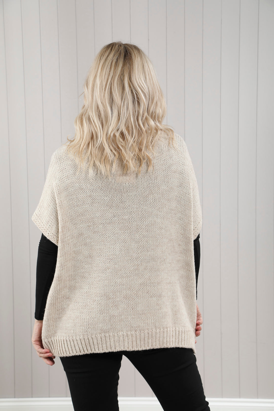 Bonnie Button Tank Top Cream