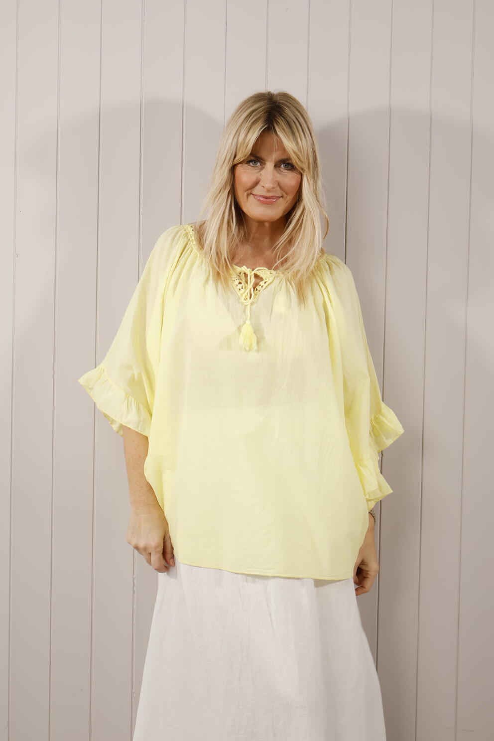 Georgie Gypsy Top Lemon