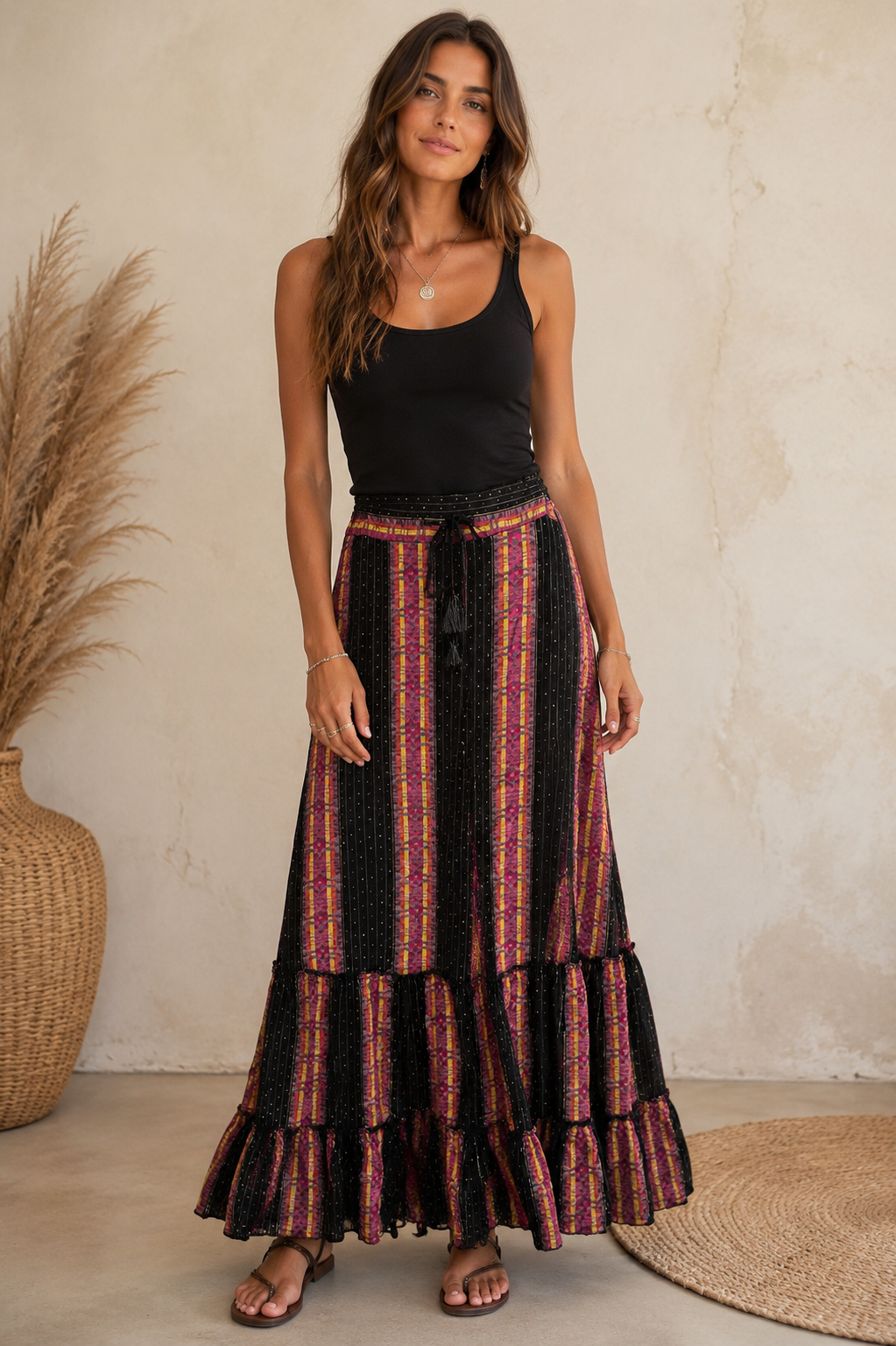 Myra 2 in 1 Dress/Skirt Black