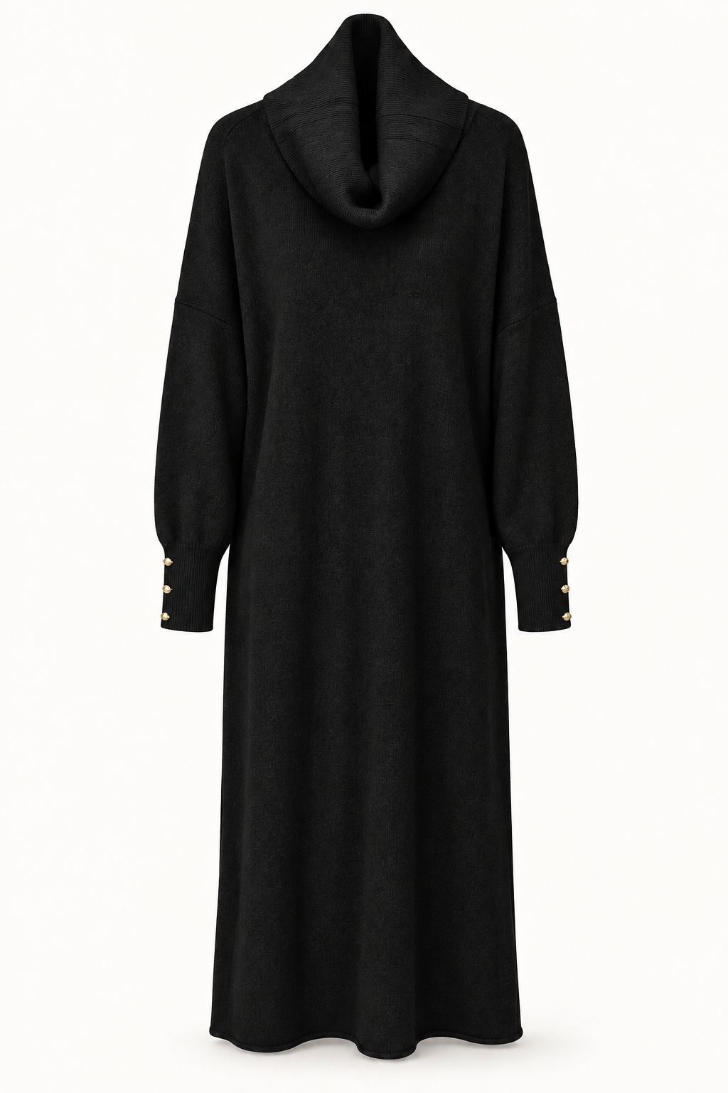 Rosamund Oversize Jumper Dress Black