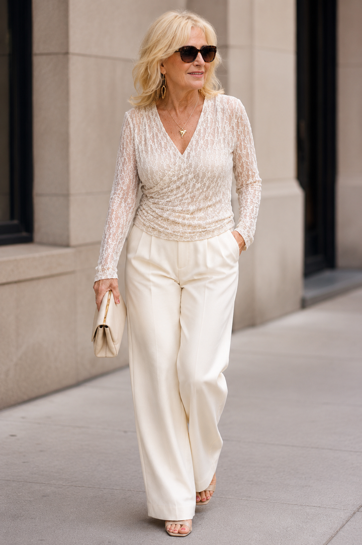 Silvana Cross Body Top Cream