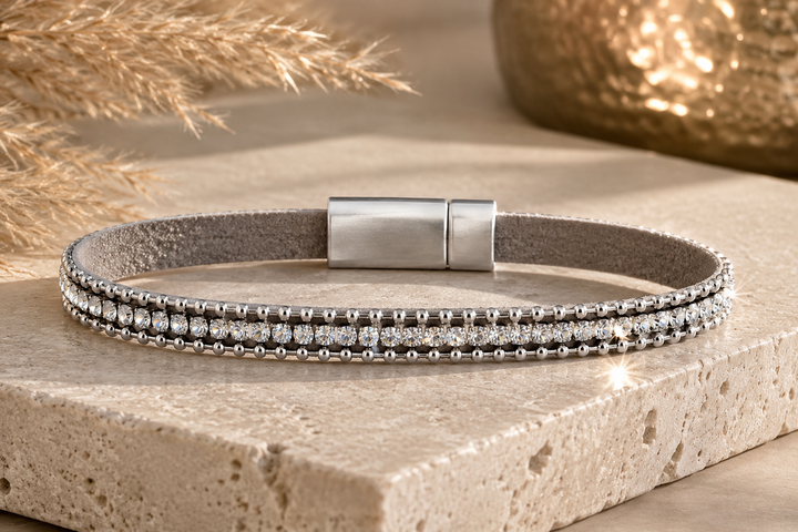 Magnetic Bracelet Silver