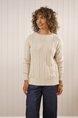 Tosca Twist Jumper Beige