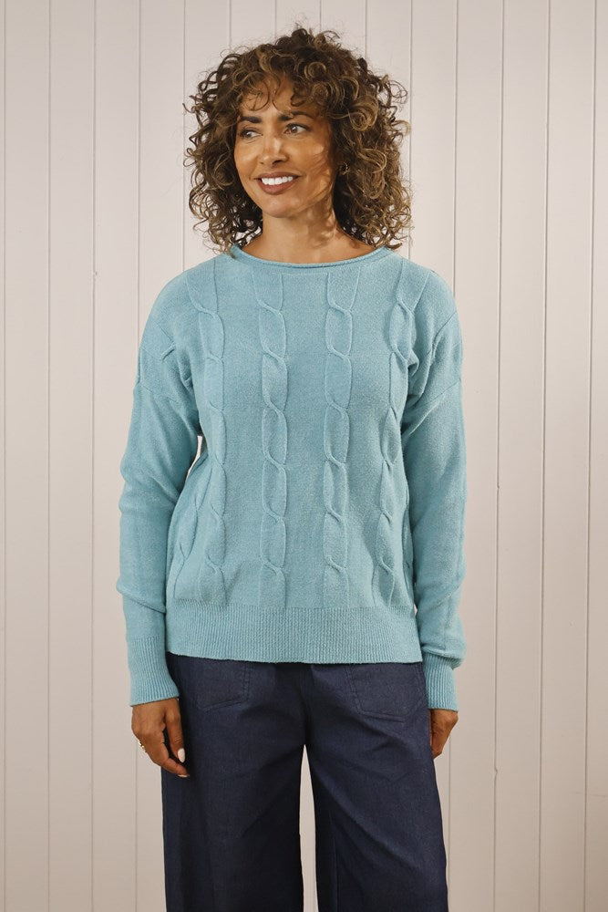 Tosca Twist Jumper Duckegg