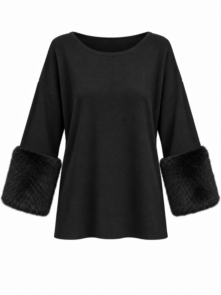 Amalie Luxe Jumper Black