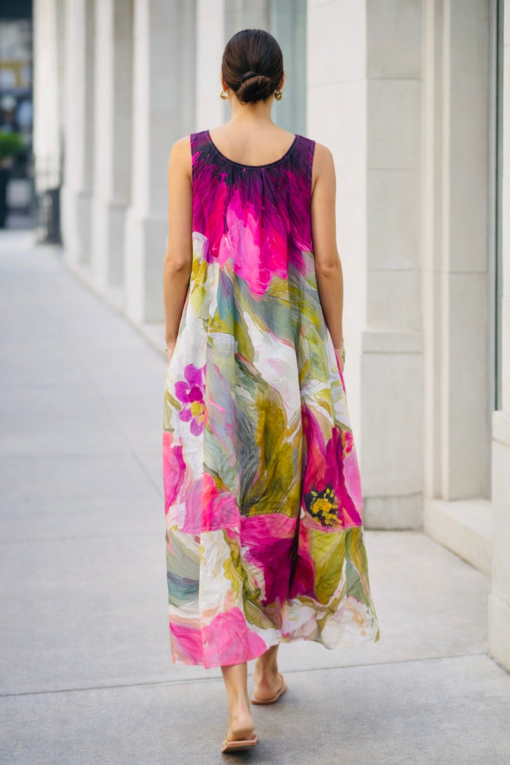 Artistic Floral Dress