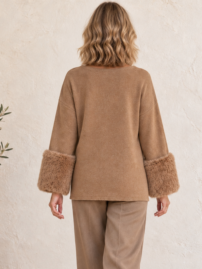 Amalie Luxe Jumper Camel