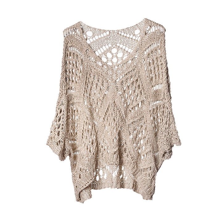 Orla Open Knit Top Beige