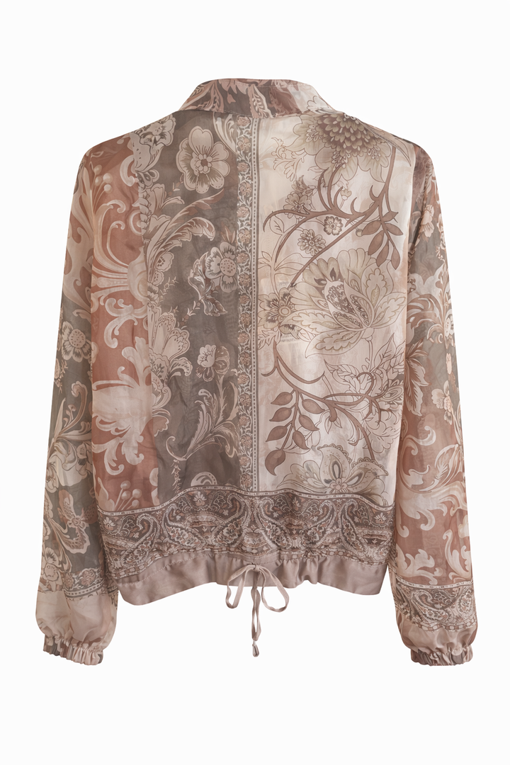 Espresso Baroque Zip Jacket