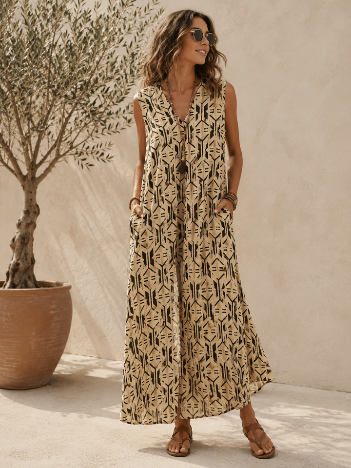 Paloma Artisan Cotton Maxi Dress