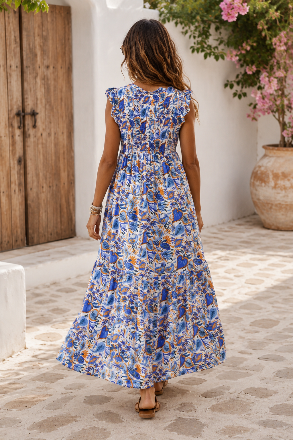 Toscana Maxi Dress Royal Blue