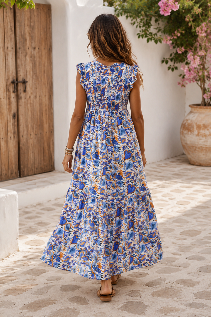Toscana Maxi Dress Royal Blue