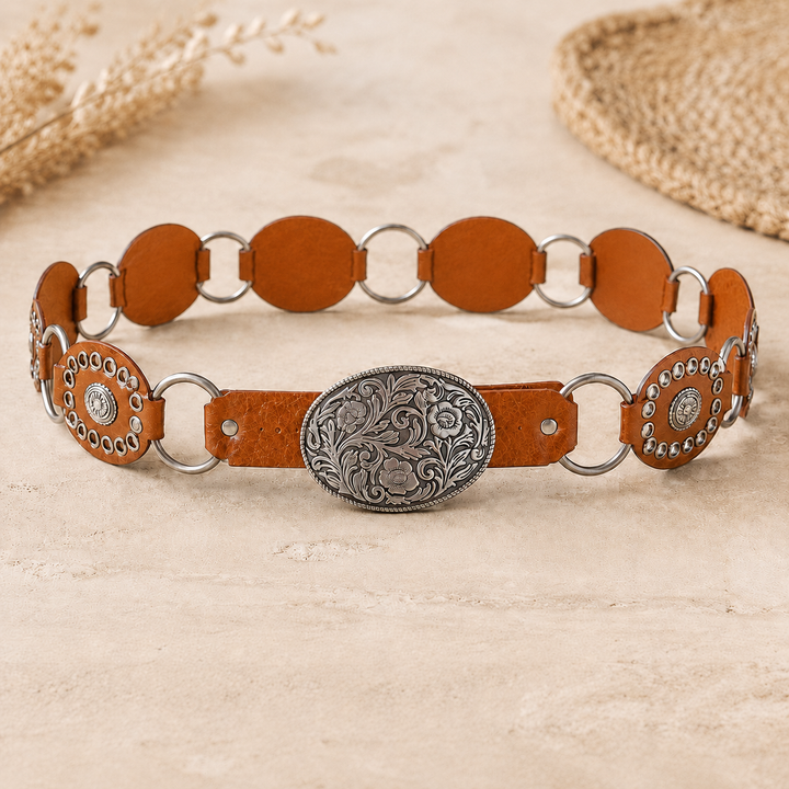 Desert Rose Conch Belt Tan