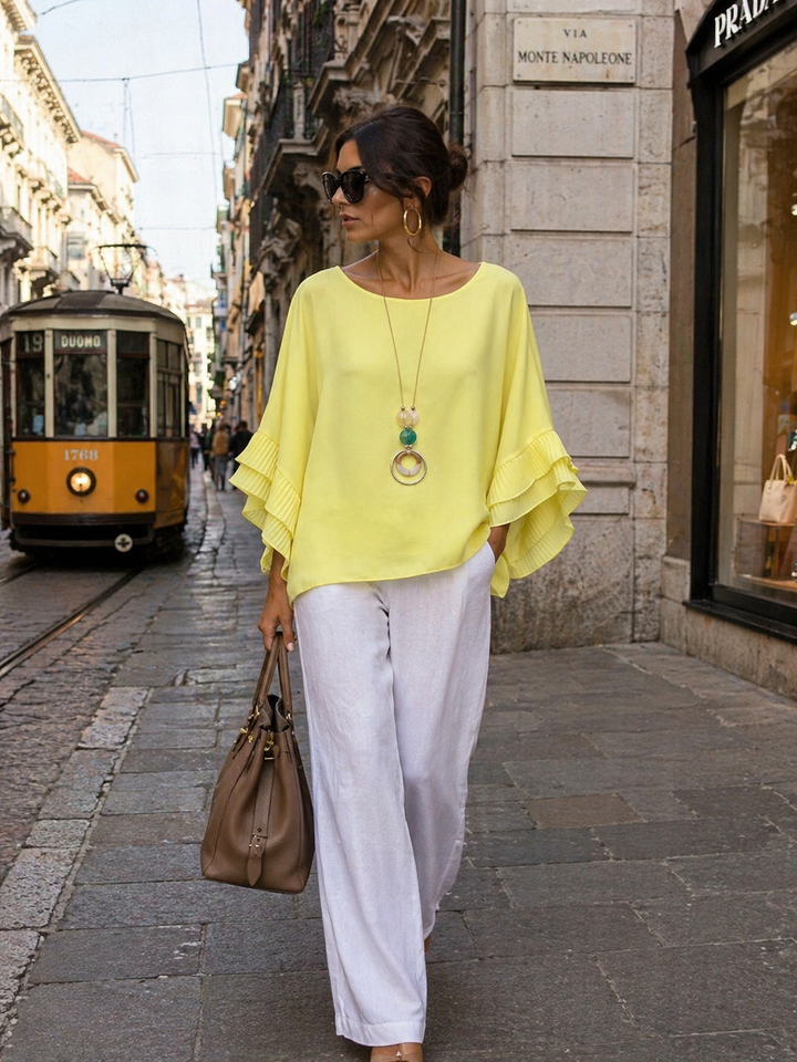 Imelda Necklace Top Lemon